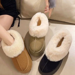 Women's Fashionable Fluffy Fur Slippers